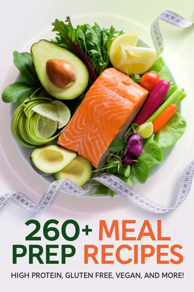 260+ Meal Prep Recipes (High Protein, Gluten Free, Vegan, and more!) (Digital PDF)