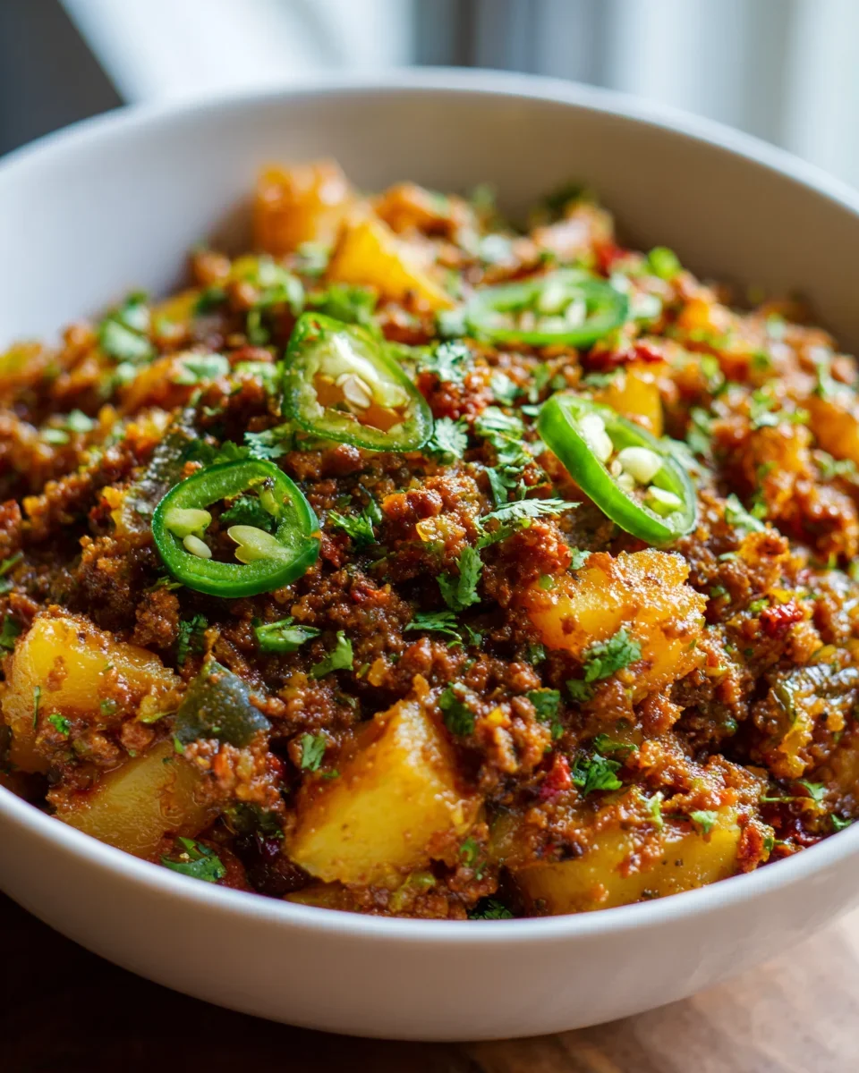 Aloo Keema: Köstliches Rezept für Hackfleisch mit Kartoffeln