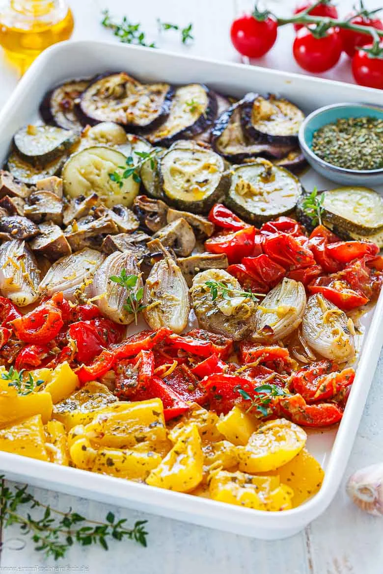 Antipasti aus frischem Gemüse