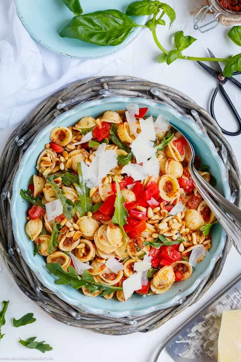 Aromatischer Nudelsalat wie aus Italien