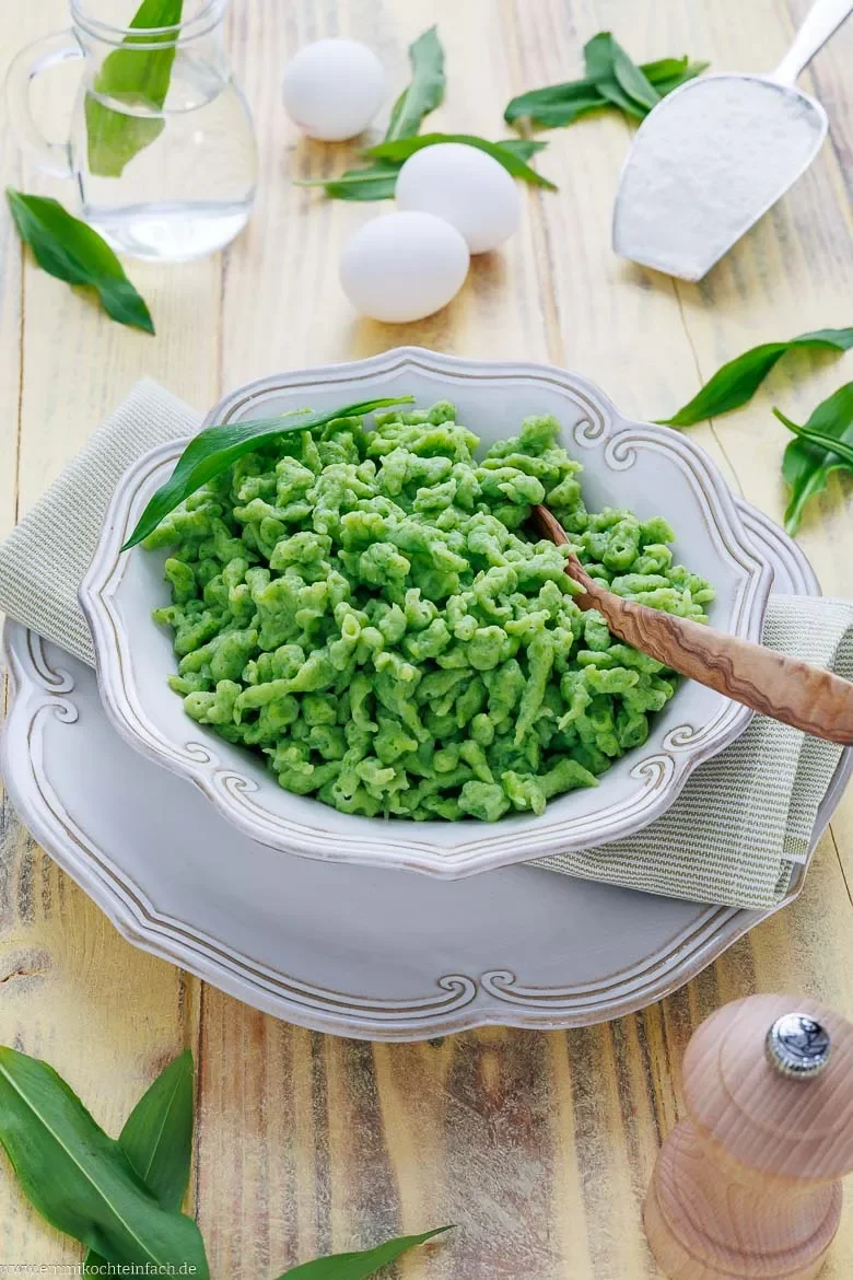 Bärlauchspätzle – einfaches Rezept
