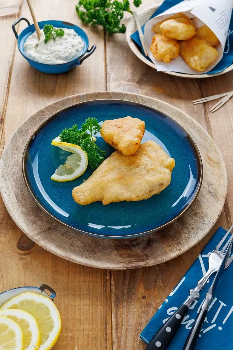 Backfisch im Bierteig
