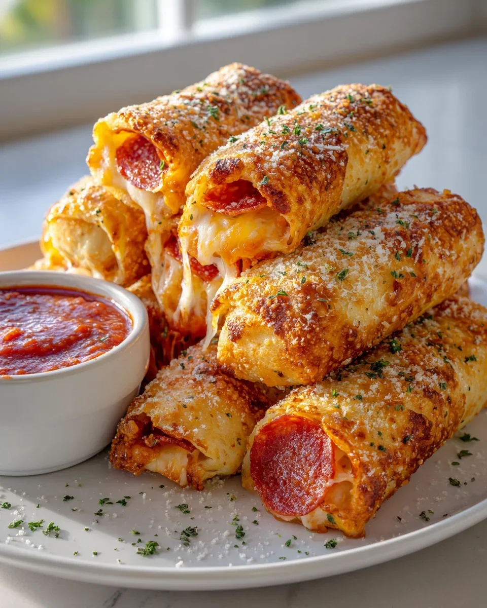 Beef Pepperoni Pizza Roll Breadsticks: So lecker, so einfach!