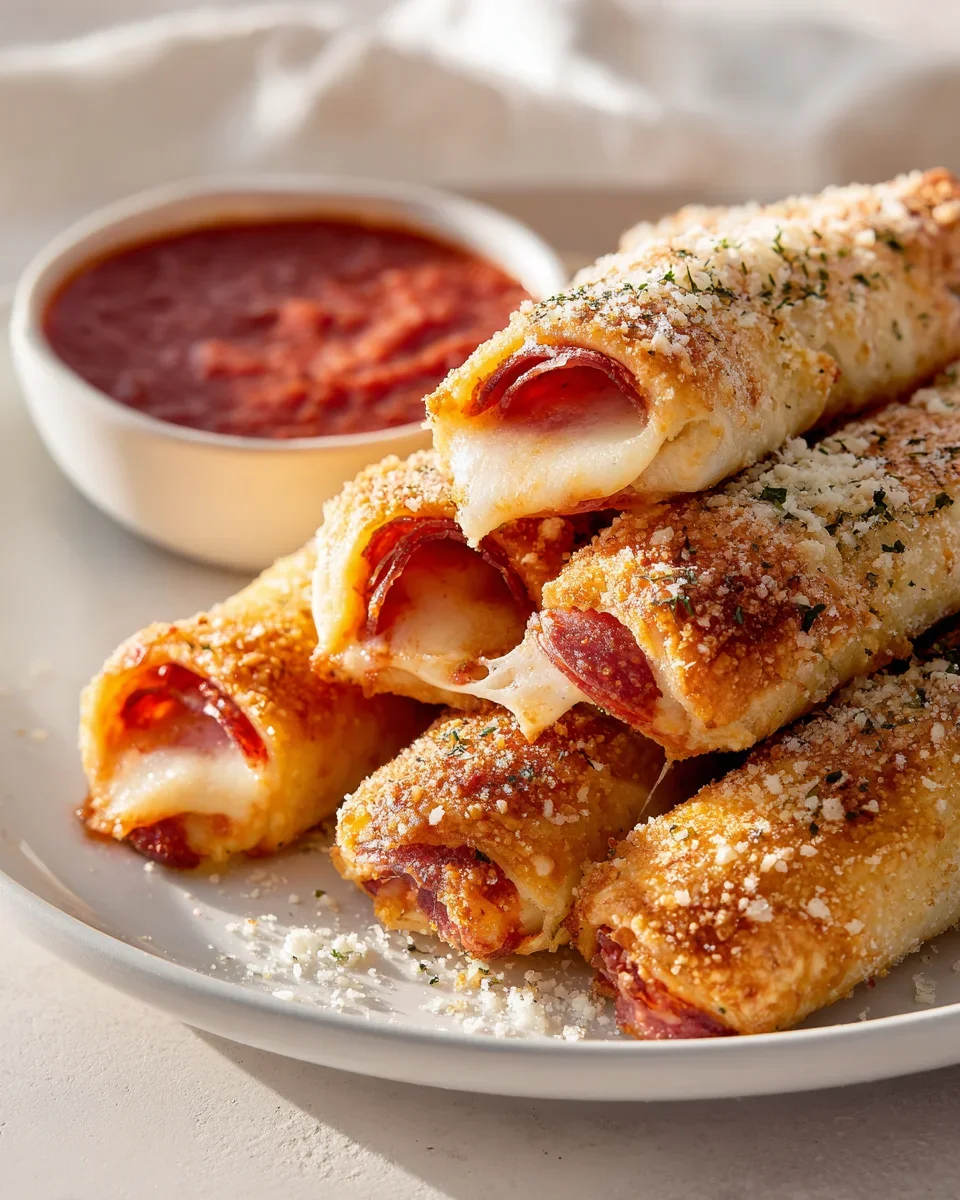 Beef Pepperoni Pizza Roll Breadsticks: So lecker, so einfach!