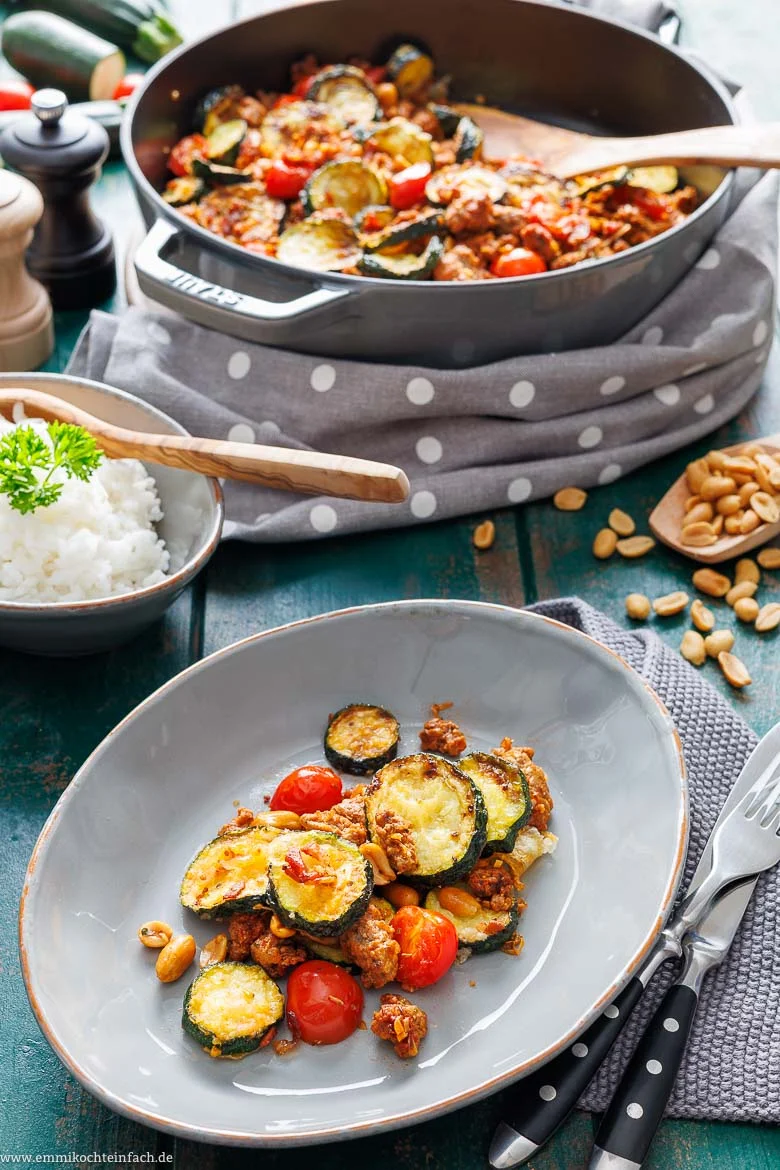 Beilagen für Hackfleisch-Zucchini-Pfanne