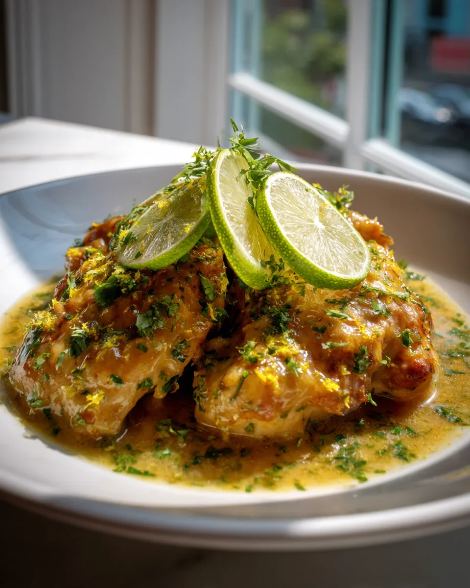 Brasilianisches Kokosnuss Hühnchen mit Limette & Koriander Rezept