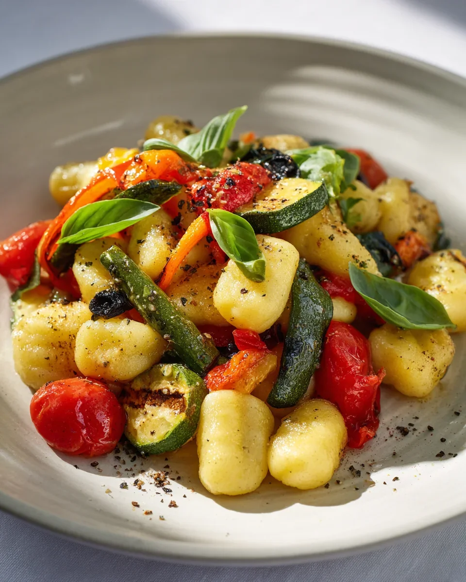 Bunte Gnocchi-Pfanne mit Gemüsezauber