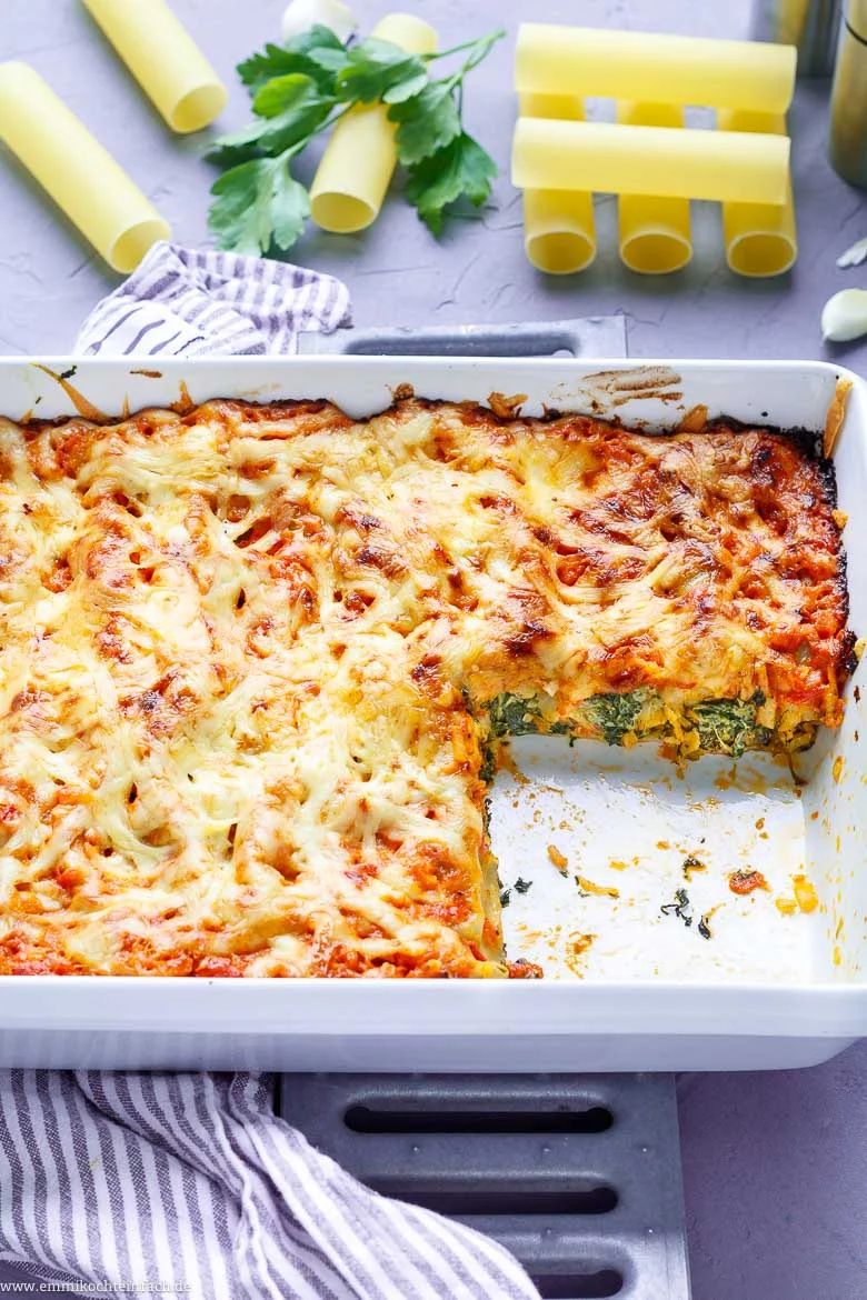 Cannelloni mit Spinat - www.emmikochteinfach.de