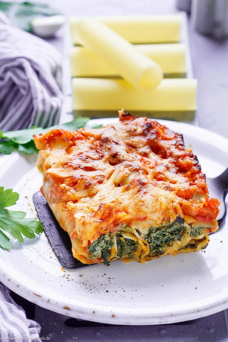 Cannelloni mit Spinat - www.emmikochteinfach.de