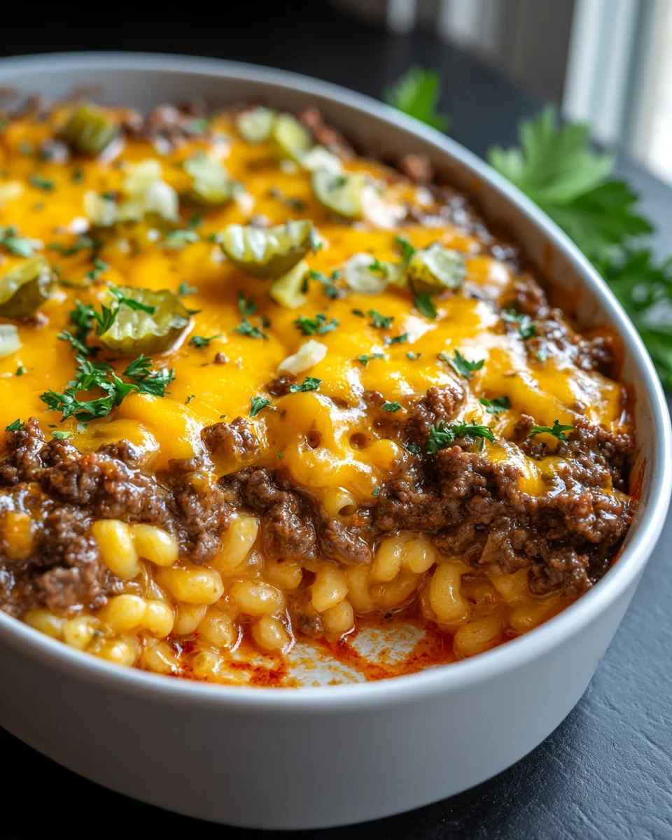 Cheeseburger Auflauf: Das beste Low Carb Comfort Food!