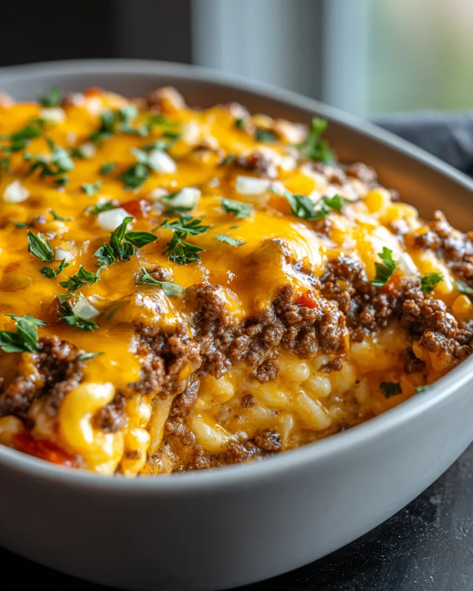 Cheeseburger Auflauf: Das beste Low Carb Comfort Food!
