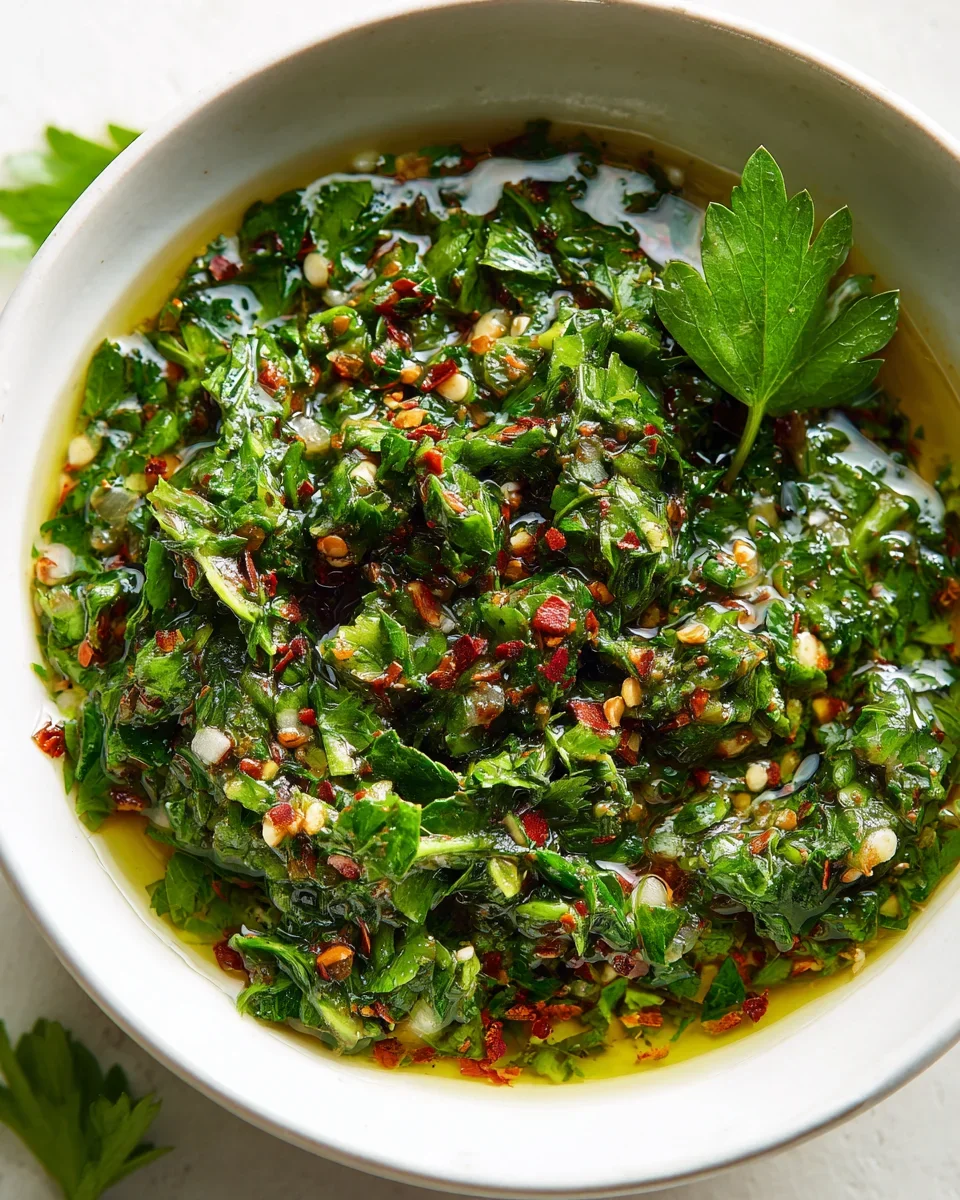 Chimichurri Rezept: Frische Kräuter, explosiver Geschmack!