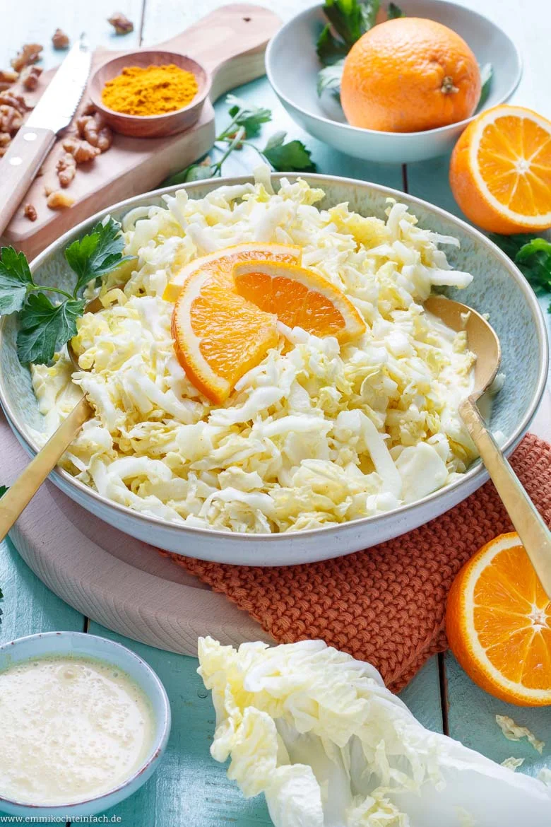 Chinakohlsalat mit Blitz-Dressing