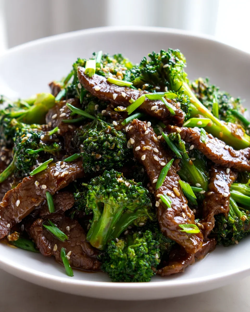 Chinesisches Rindfleisch Brokkoli Wok Rezept: Herzhaft & Schnell