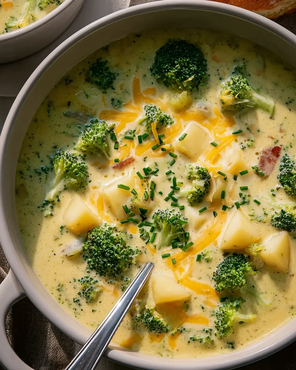 Cremige Brokkolisuppe mit Käse & Kartoffeln – Einfach Lecker!