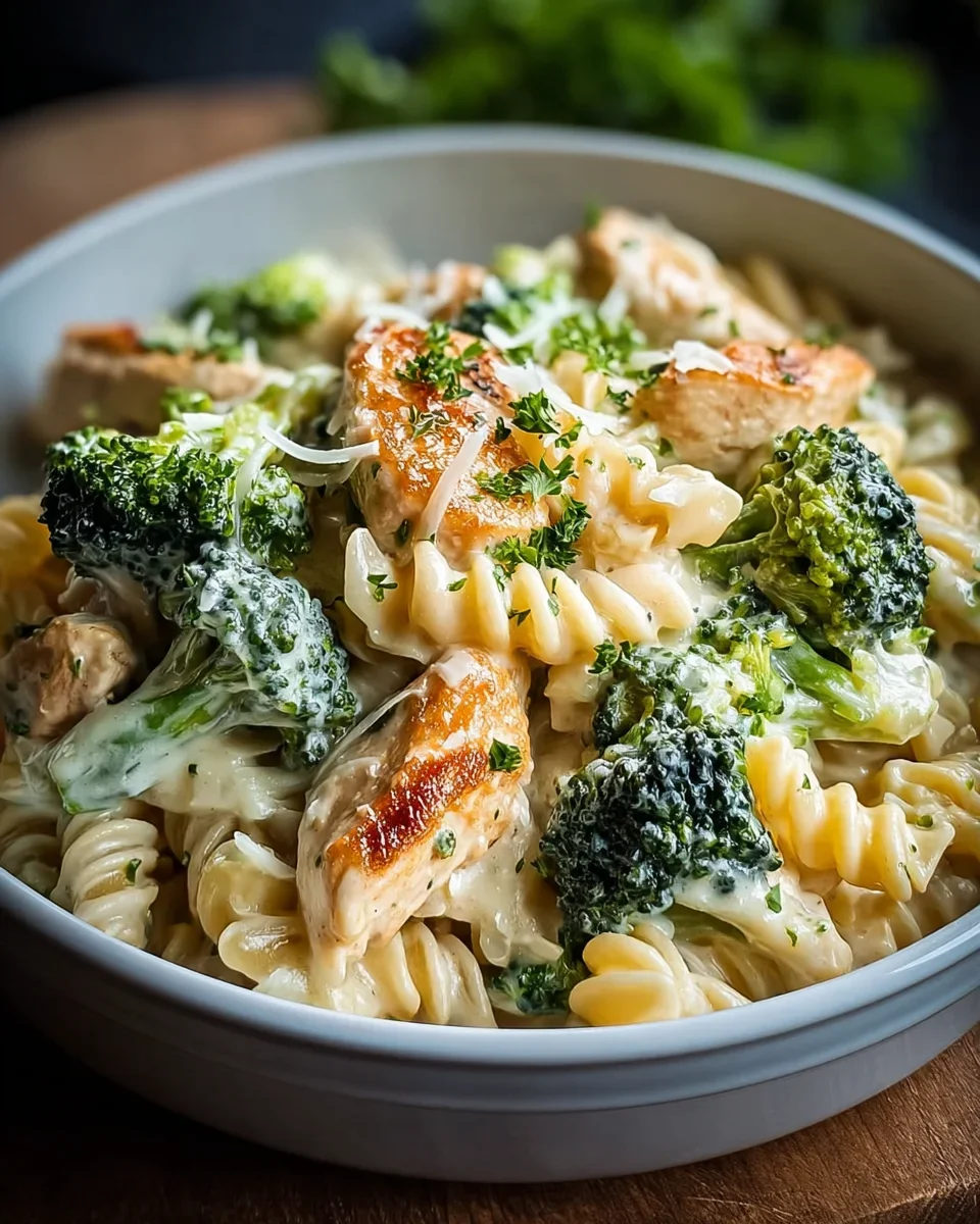 Cremige Hähnchen Brokkoli Pasta – Das ultimative Genuss-Rezept!