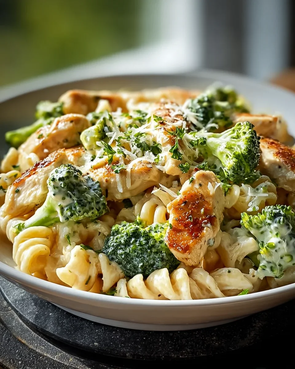 Cremige Hähnchen Brokkoli Pasta – Das ultimative Genuss-Rezept!