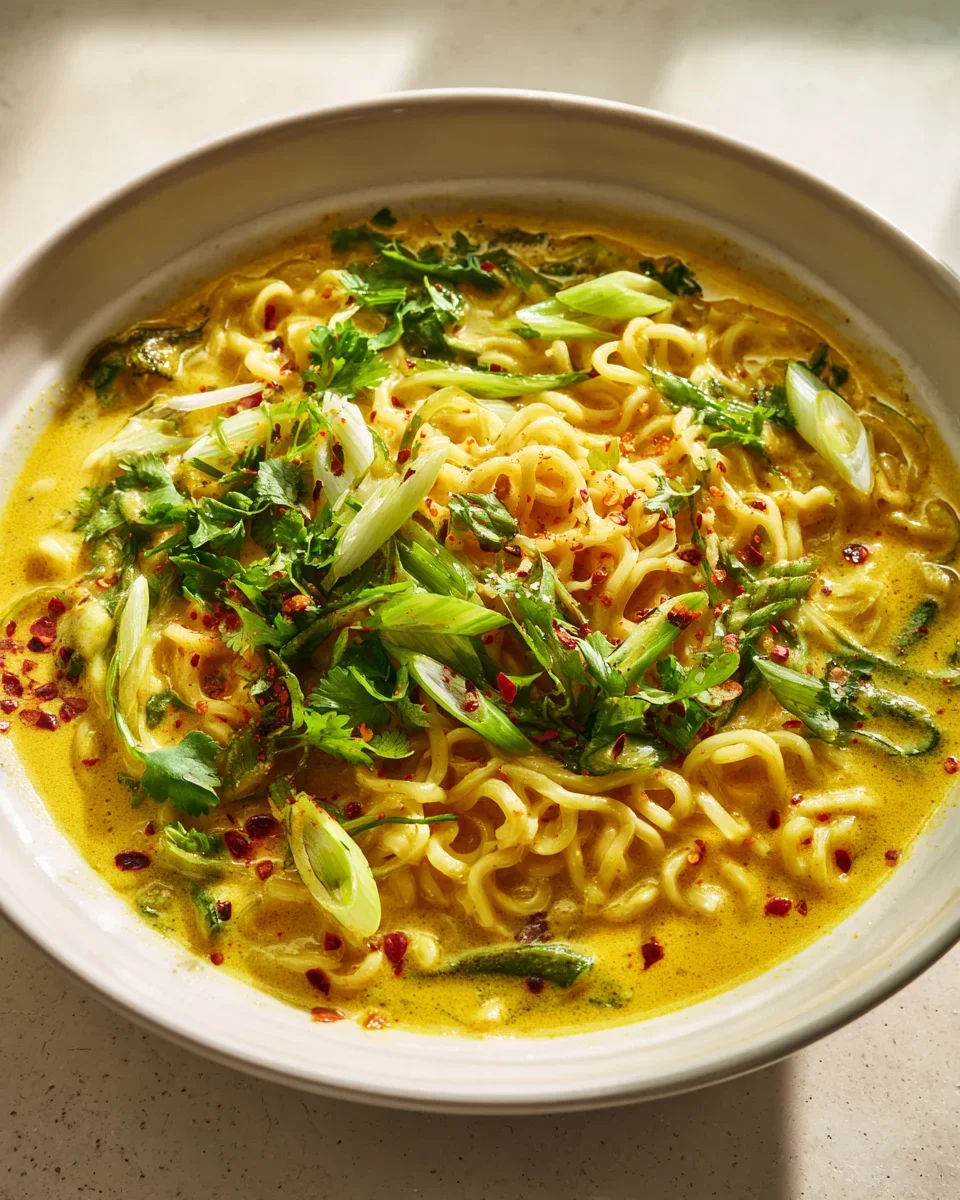 Cremige Kokos Curry Ramen Sauce: Einfach & unwiderstehlich!