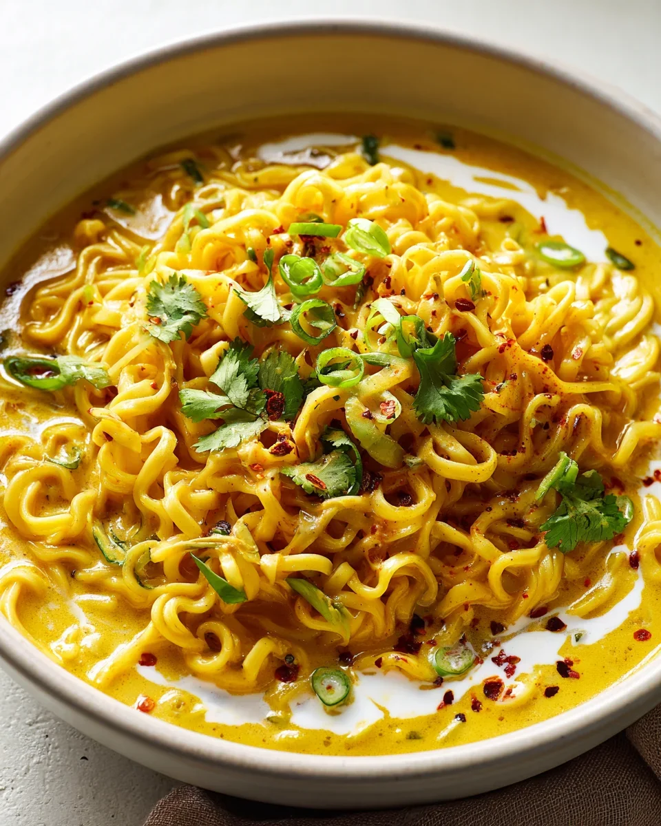 Cremige Kokos Curry Ramen Sauce: Einfach & unwiderstehlich!