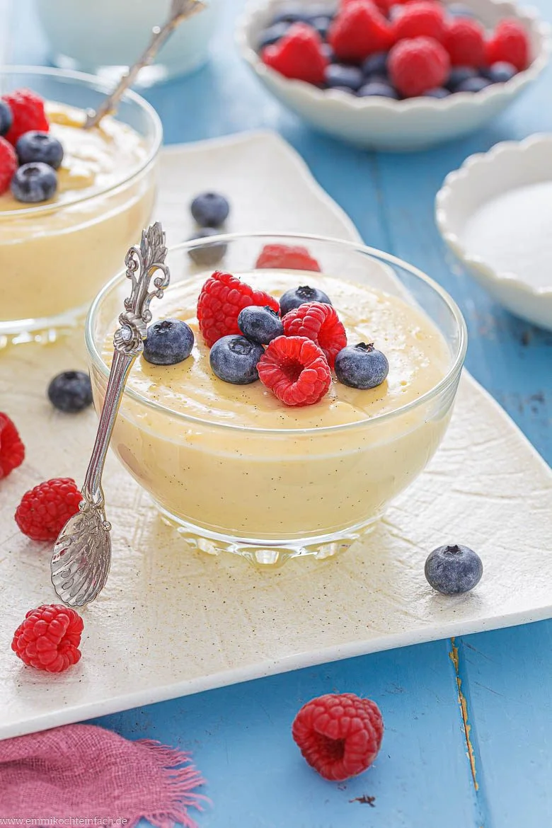 Cremigen Vanillepudding selber machen