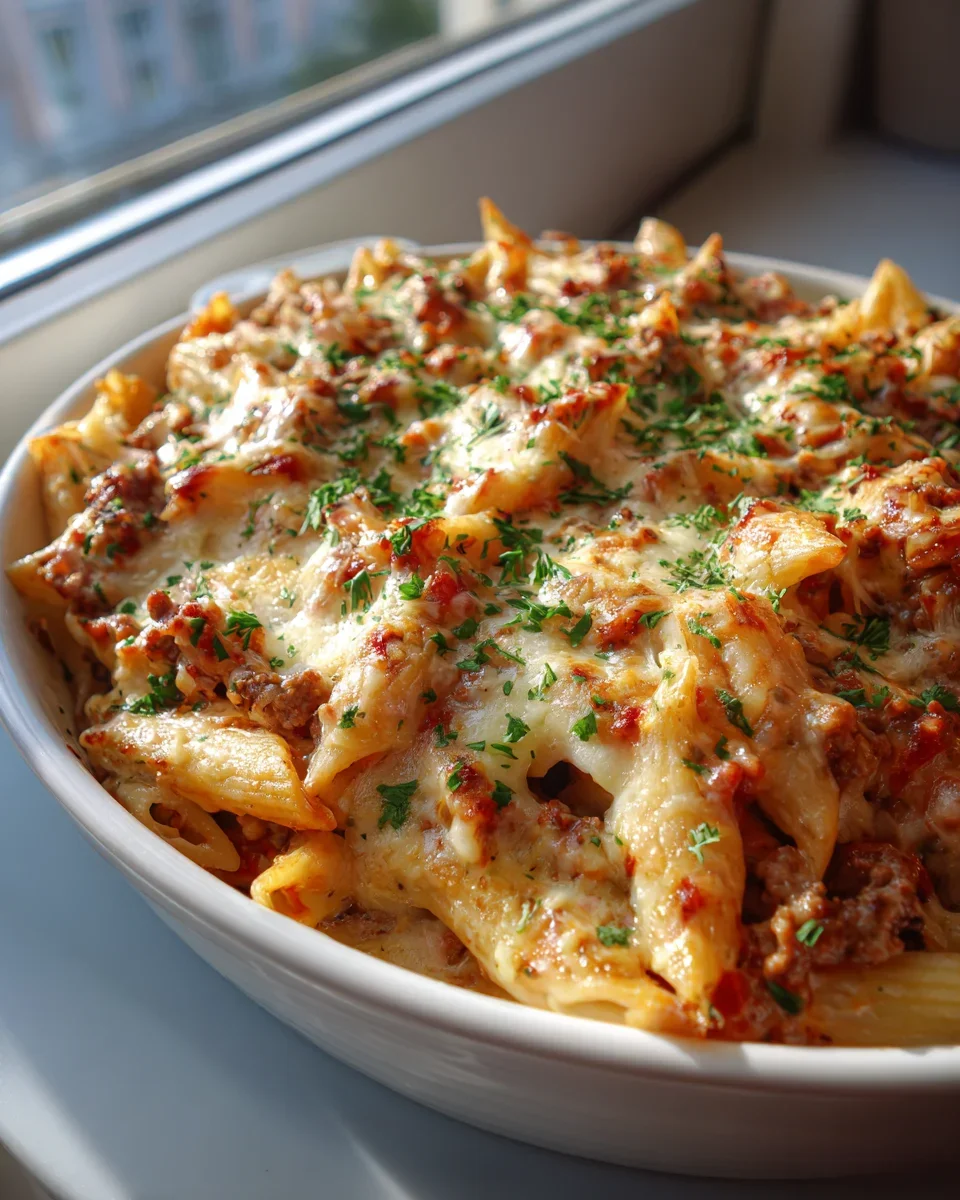 Cremiger Hackfleisch Pasta Auflauf: Perfekt für jeden Tag!