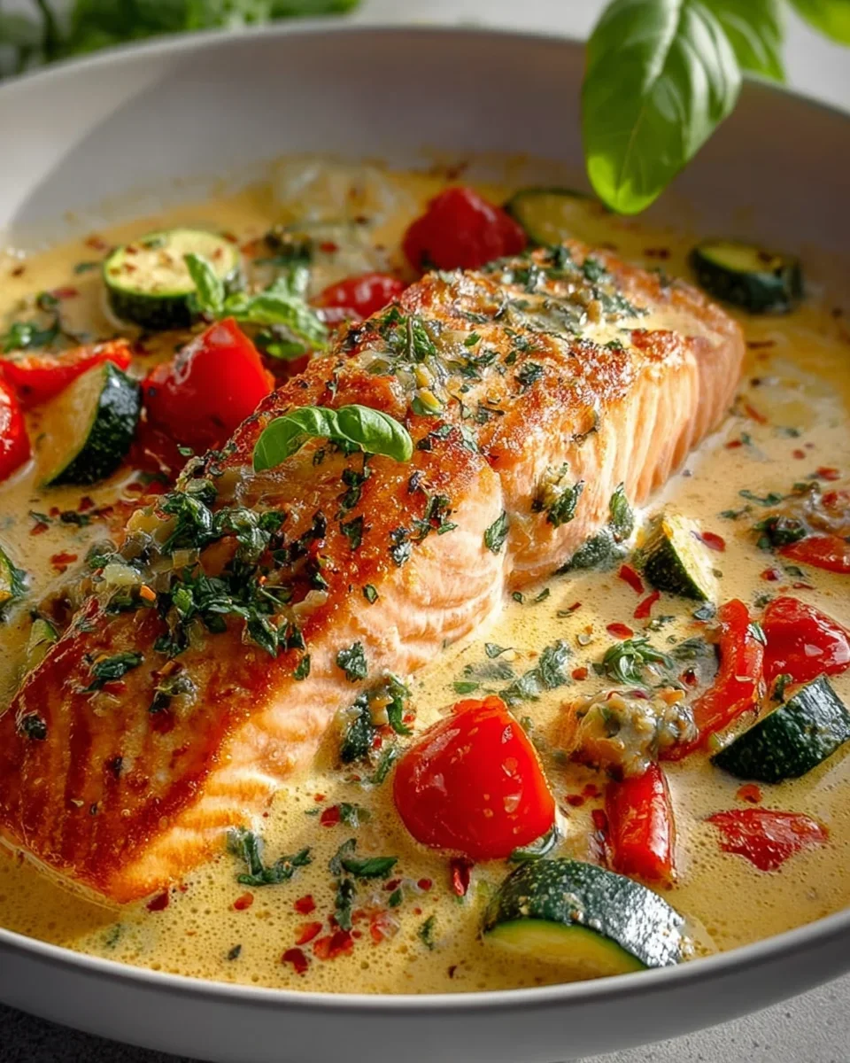 Cremiger Toskana Lachs Traum – Dein Low Carb Abnehm-Rezept