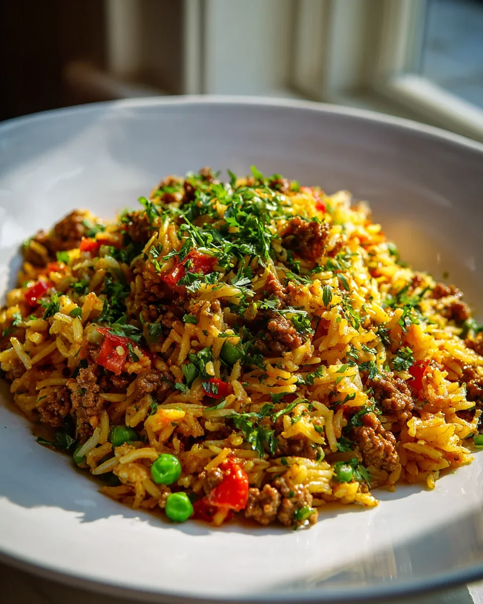 Curryreis mit Hackfleisch: Einfach, schnell & unwiderstehlich gut.