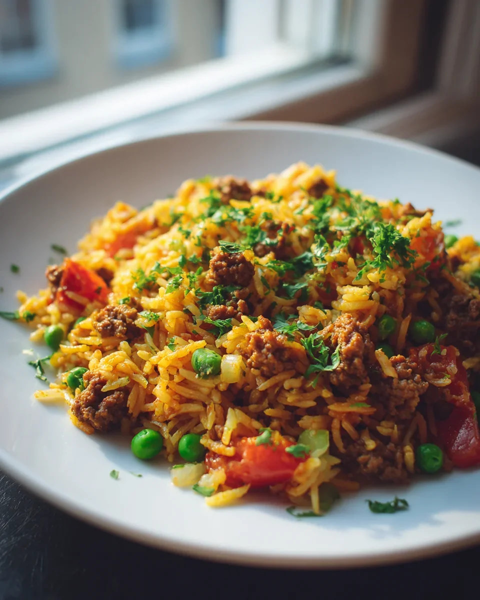 Curryreis mit Hackfleisch: Einfach, schnell & unwiderstehlich gut.