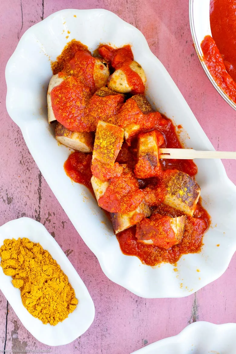 Currywurst mit Soße
