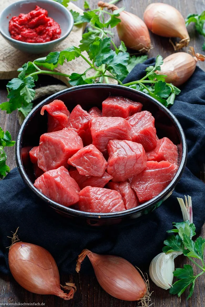 Das beste Gulaschfleisch - www.emmikochteinfach.de