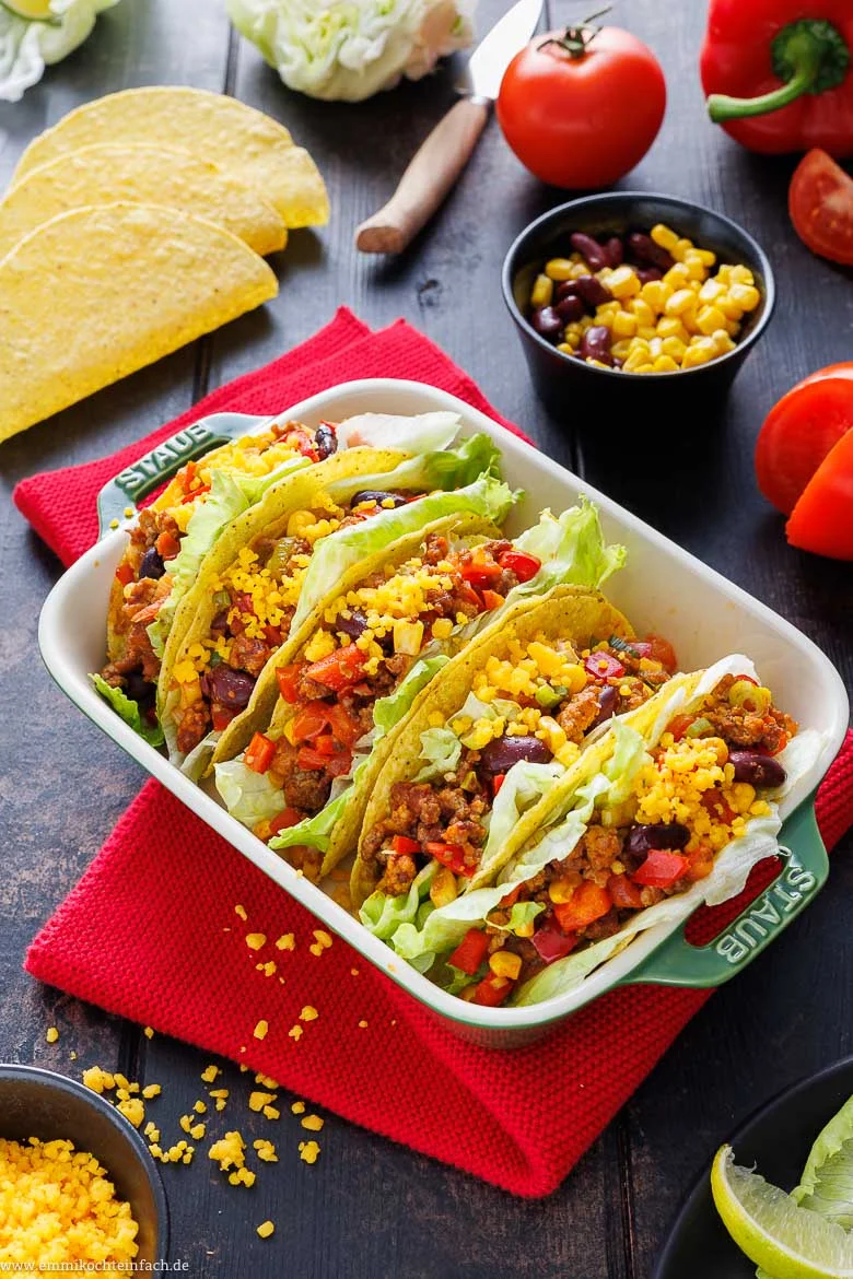 Tacos – mexikanisch mit Hackfleisch