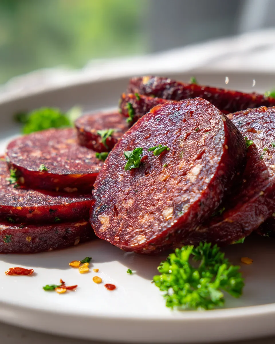 Dein Rezept für Vegan Beef Salami: Geschmack pur, ganz ohne Fleisch