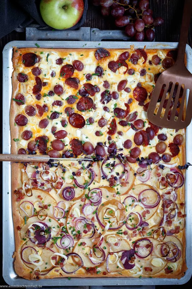 Gemüsekuchen vom Blech – herzhaft & herbstlich