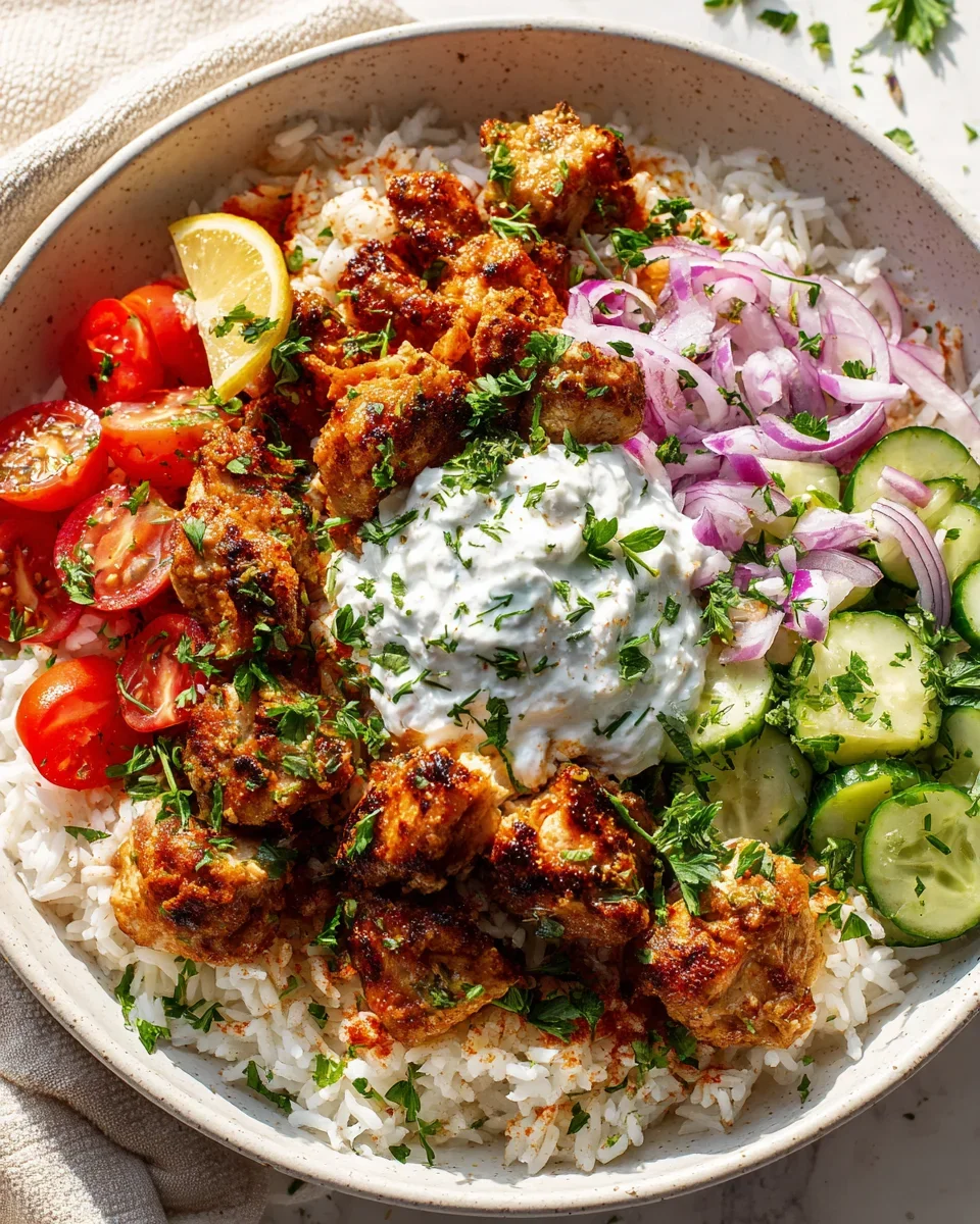 Die perfekte Griechische Hähnchen Bowl: Geheimnis saftiger Bissen