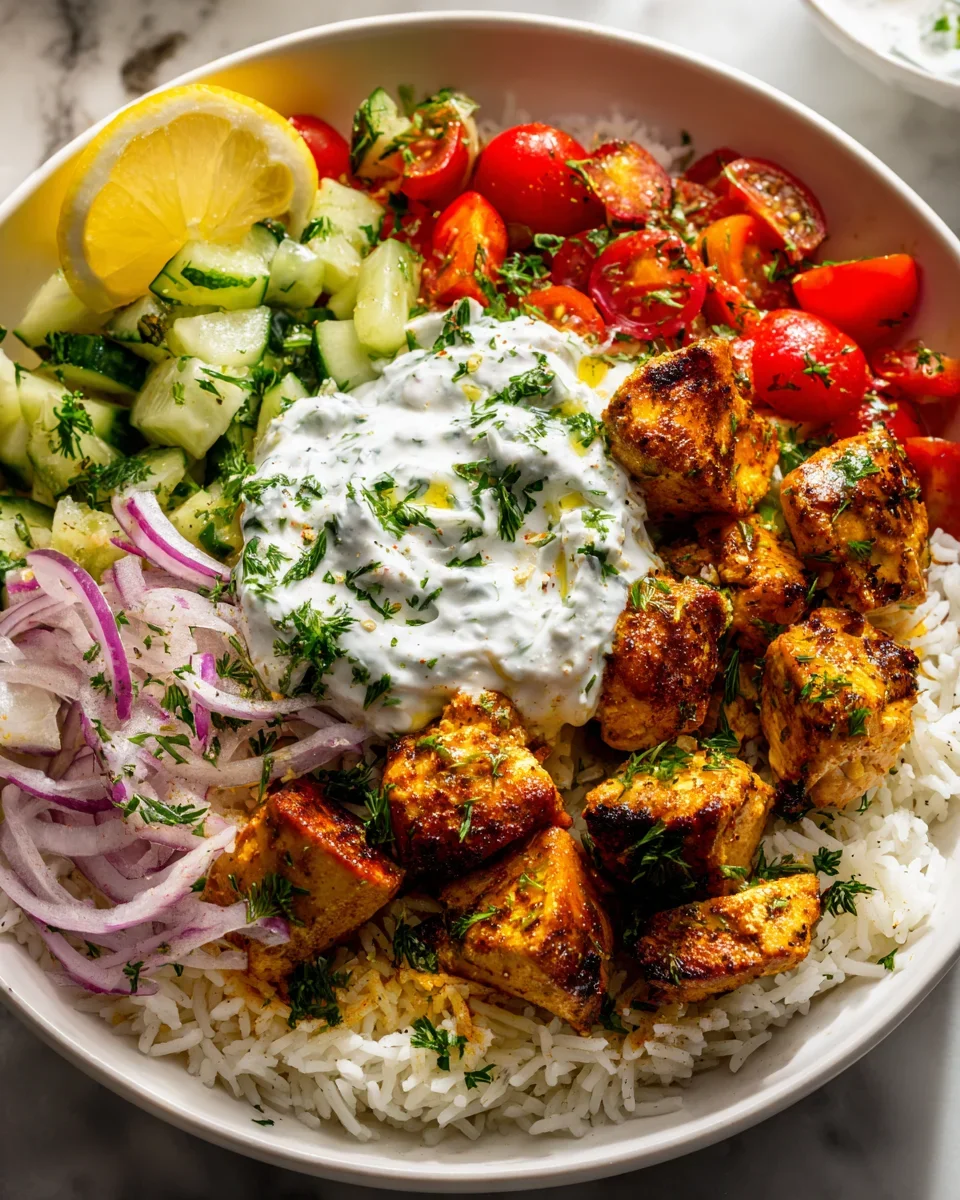 Die perfekte Griechische Hähnchen Bowl: Geheimnis saftiger Bissen