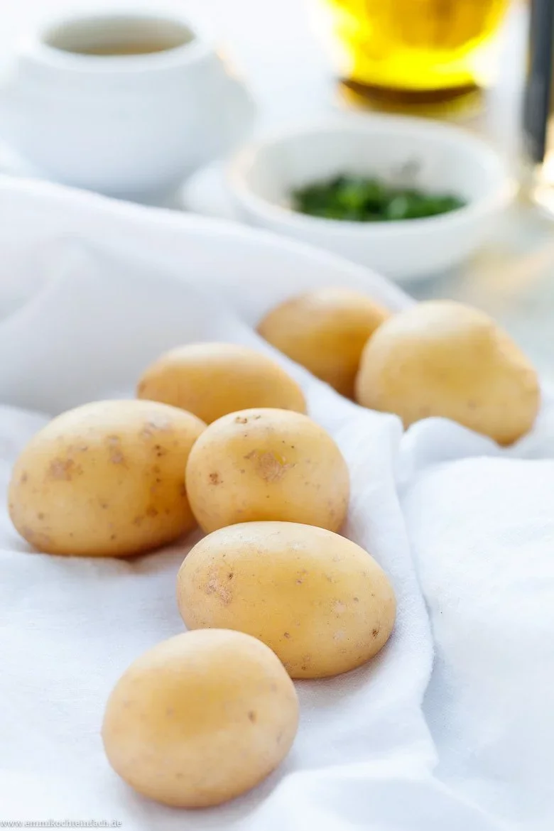 Kartoffelsalat mit Sherry Senf Dressing