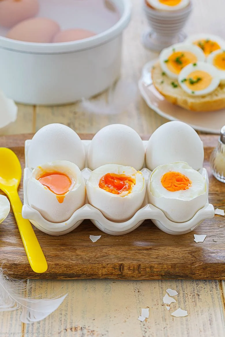 Eier kochen: Von flüssigem Eigelb bis hartgekocht