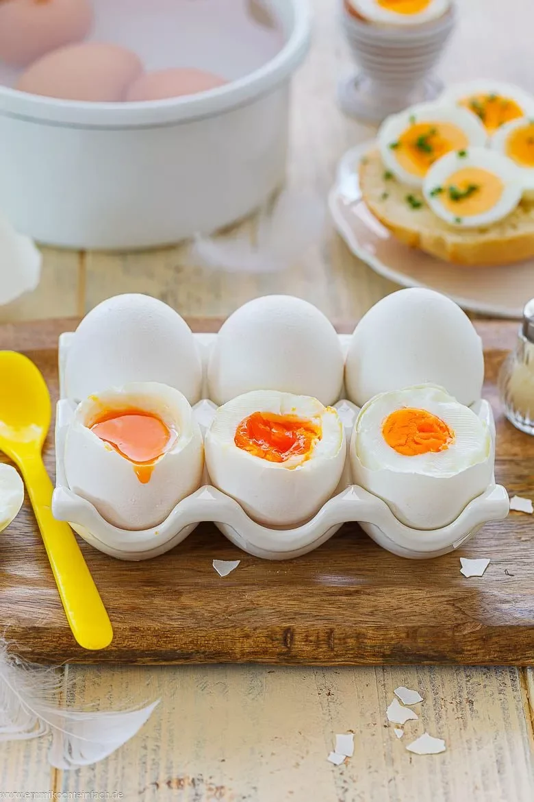 Eier kochen: Von flüssigem Eigelb bis hartgekocht