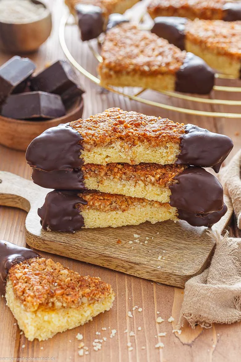 Nussecken-Rezept – einfach und saftig