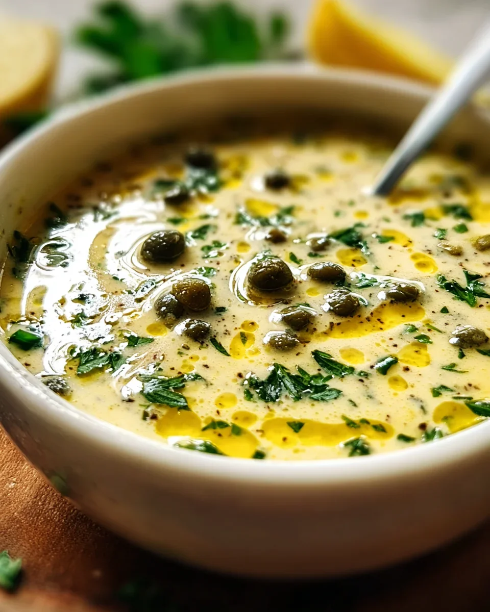 Einfache Zitronen-Kapern-Sauce: Frisch, schnell & unwiderstehlich!