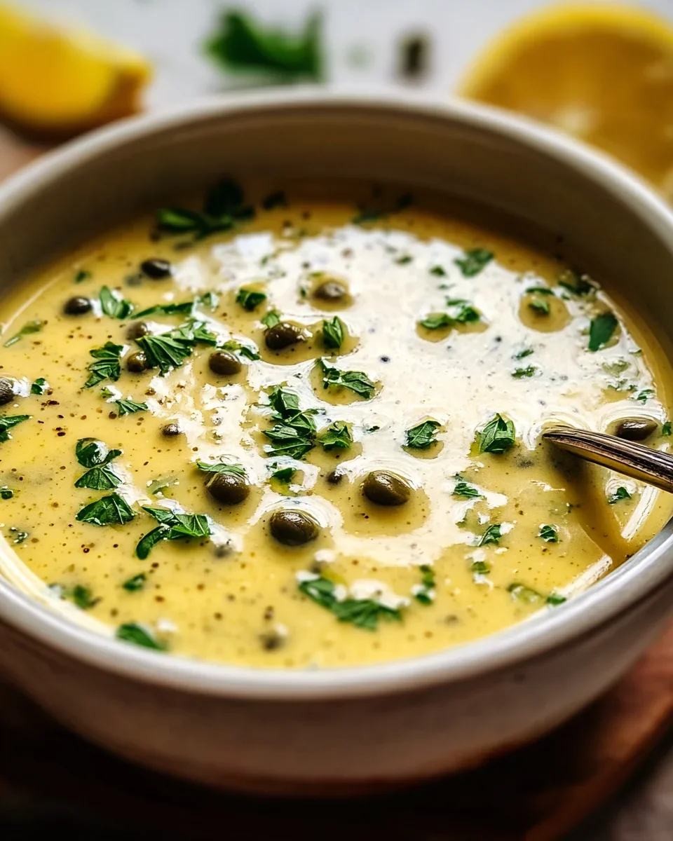 Einfache Zitronen-Kapern-Sauce: Frisch, schnell & unwiderstehlich!