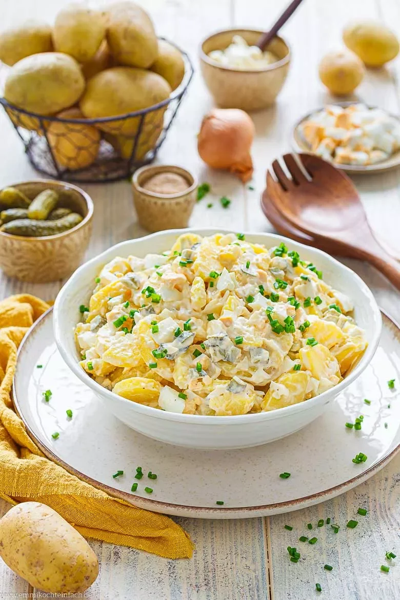 Kartoffelsalat mit Mayonnaise