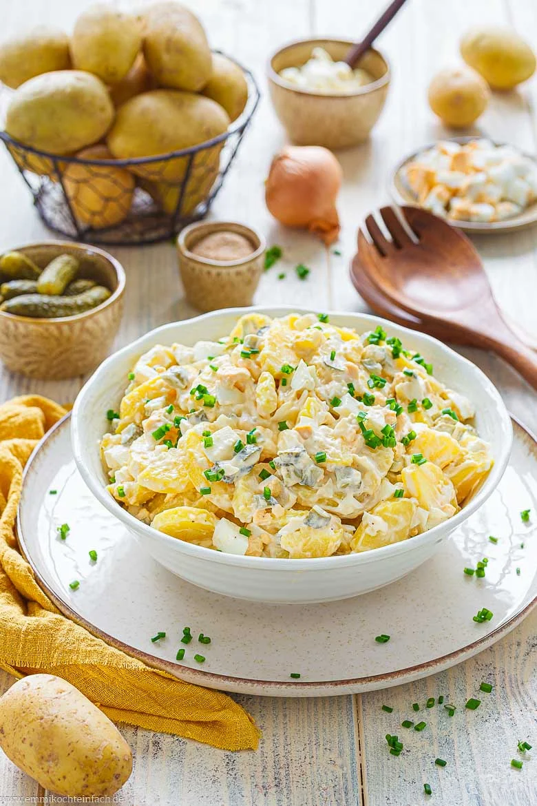 Kartoffelsalat mit Mayonnaise