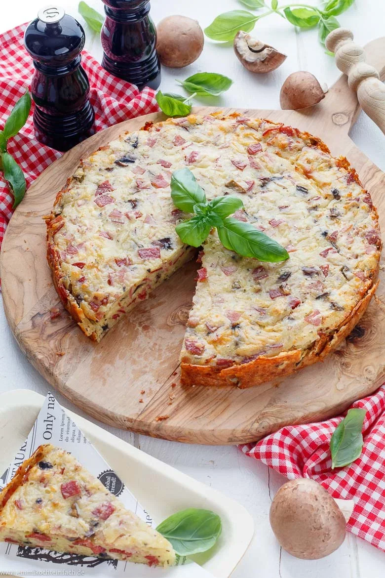 Einfacher Pizzakuchen – herzhaft lecker