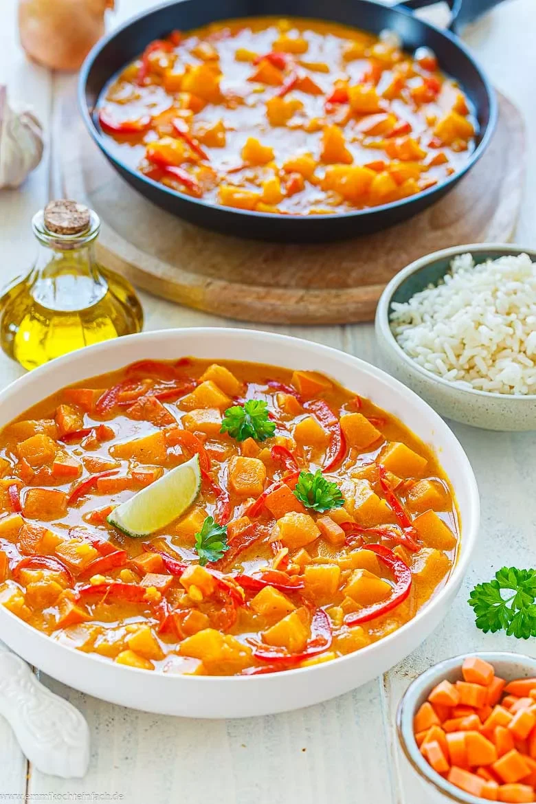 Kürbis-Curry – cremig mit Kokosmilch