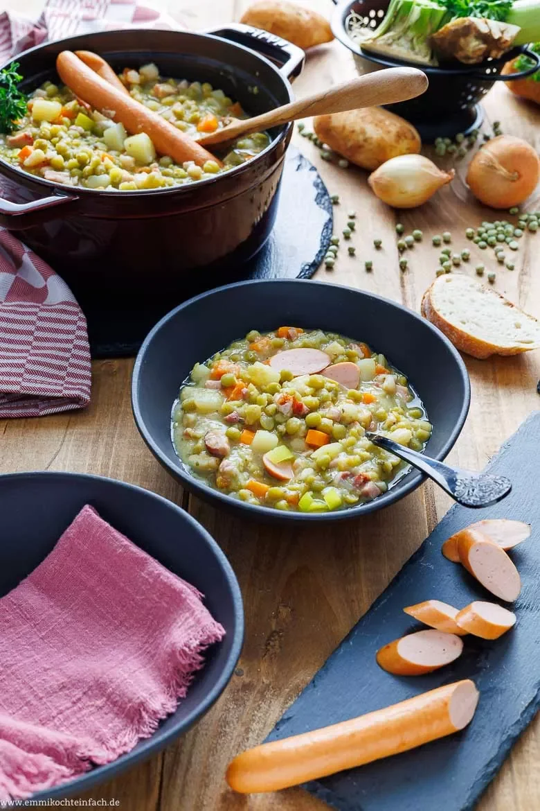 Erbsensuppe ist ein tolles Familien- und Wintergericht