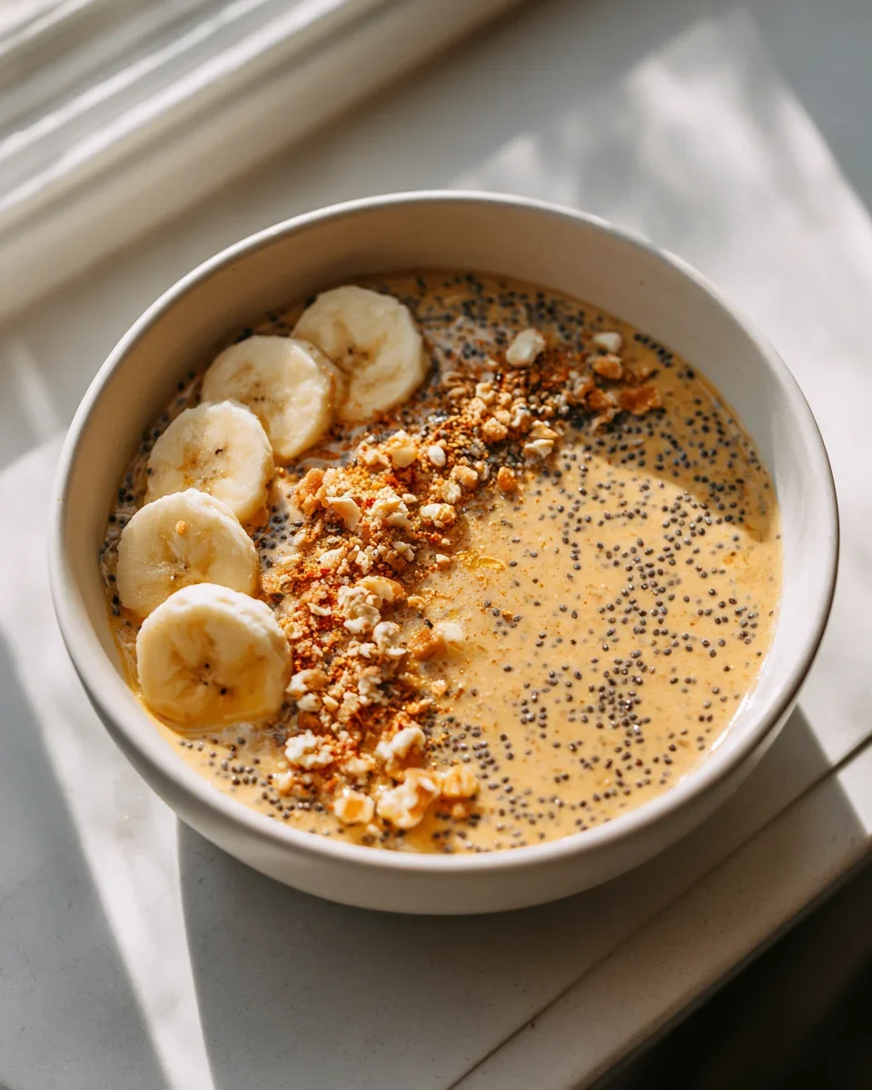 Erdnussbutter Chia Pudding: Einfach, gesund & energiegeladen!