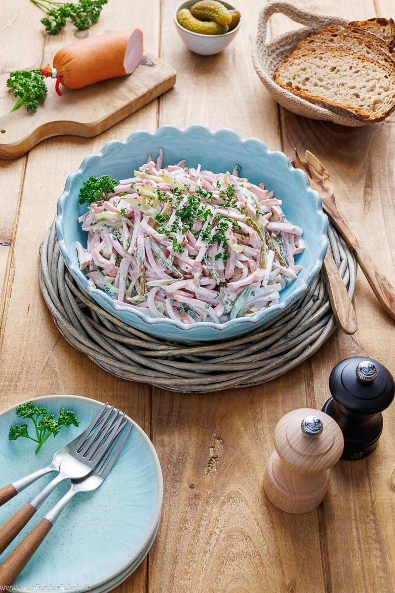 Fleischsalat ganz einfach selber machen