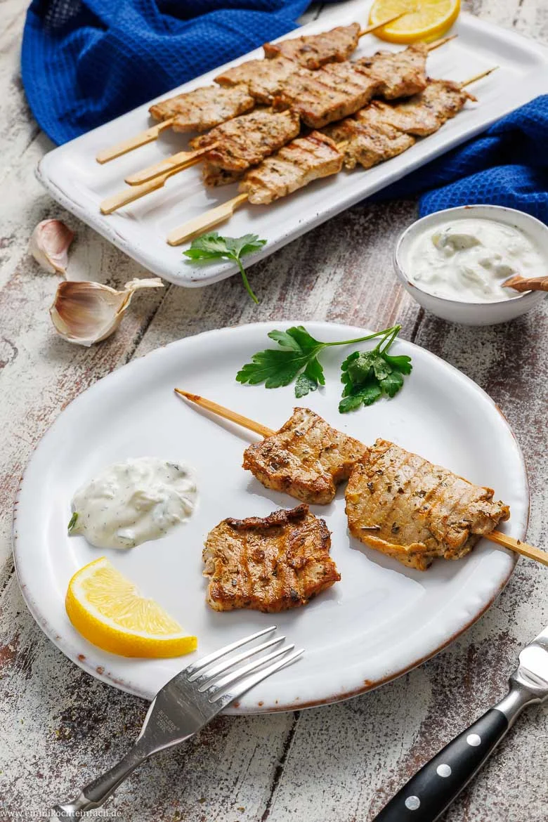 Souvlaki – griechische Fleischspieße