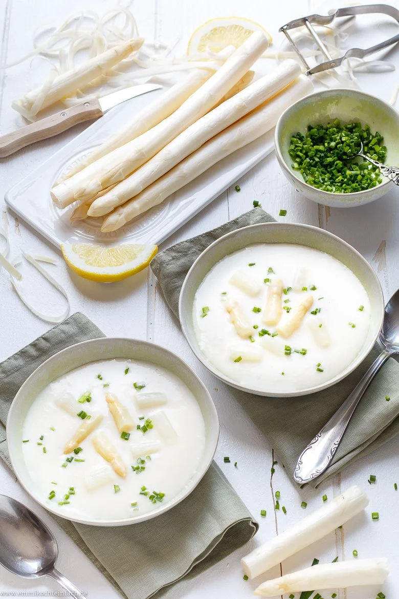 Blitz-Spargelcremesuppe – der Klassiker ganz einfach